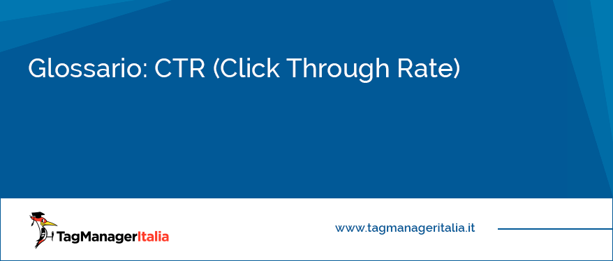 Glossario Click Through Rate