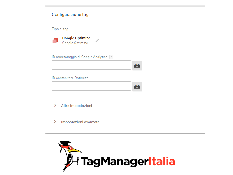 tag di google optimize google tag manager