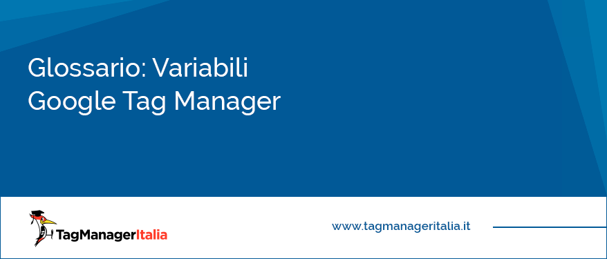 Glossario Variabili Google Tag Manager