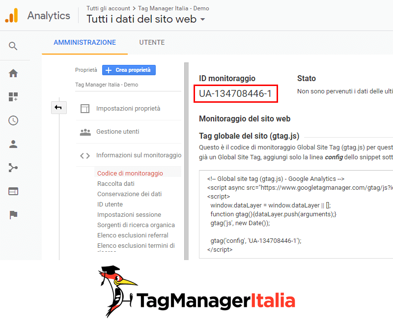 guida implementazione google analytics