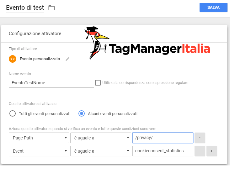 cookiebot con google tag manager step 4 aggiornamento attivatori