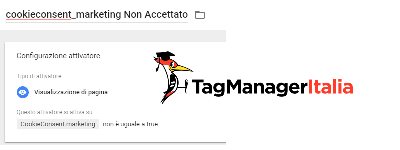 step 5 attivatori negativi cookiebot google tag manager