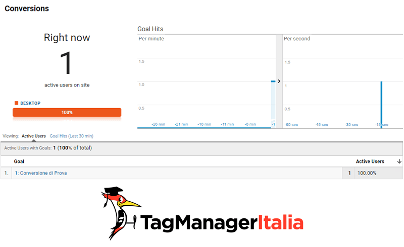 Glossario - Rapporto Tempo Reale Google Analytics - Conversioni