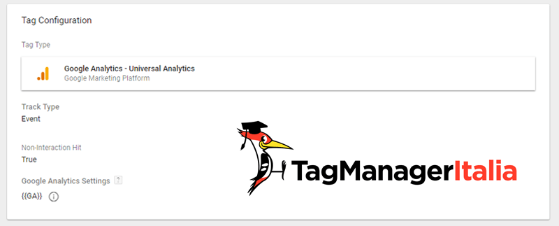Tracciare nonInteraction in Google Analytics - Step 4 - Tag Google Analytics