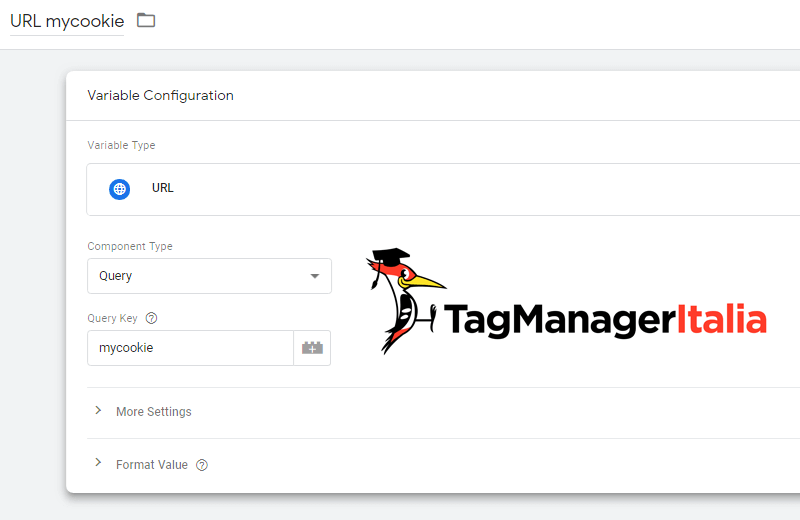 variabile creare file cookie google tag manager