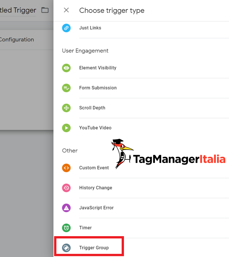 Google Tag Manager new Trigger Group