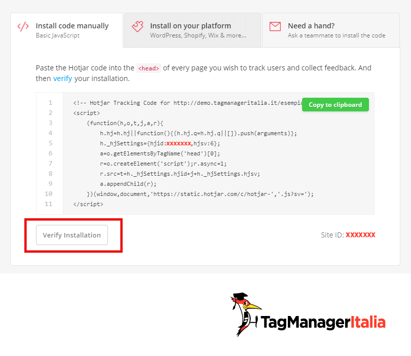 snippet hotjar google tag manager tracking 1