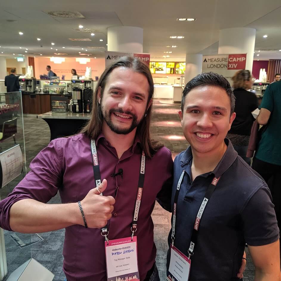 Matteo Zambon and Julian Juenemann measurecamp london 2019