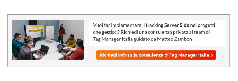 Richiedi una consulenza sul Server-Side tracking