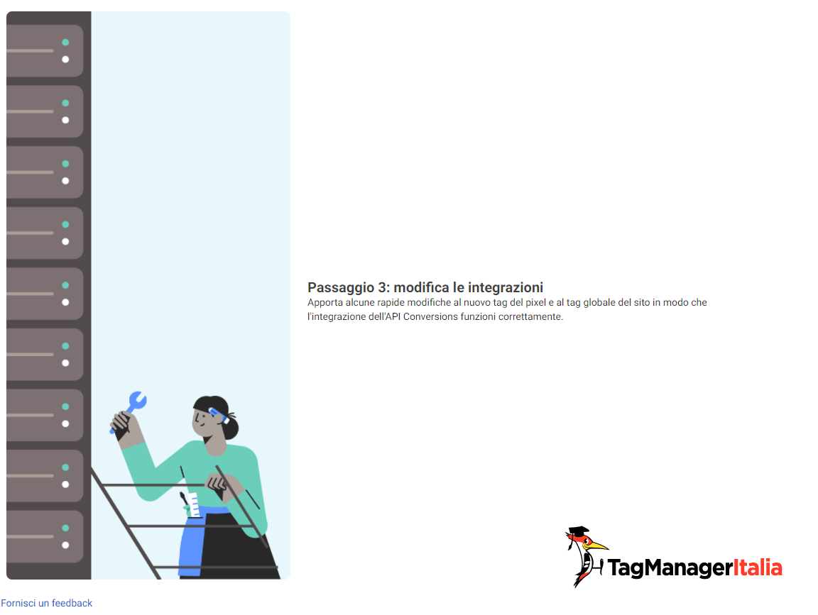 passaggio 3 configurazione conversion API facebook con integrazione GTM server side